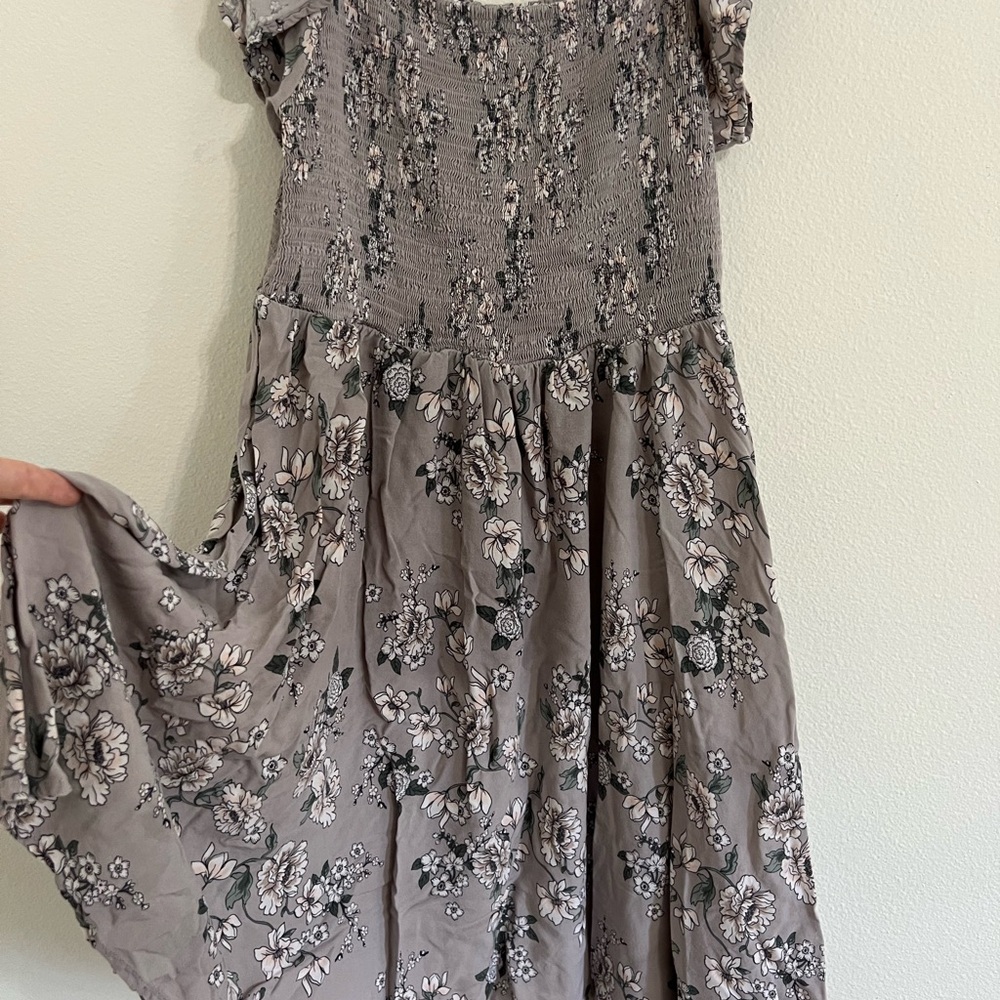 Magnolia Print Women's Dress